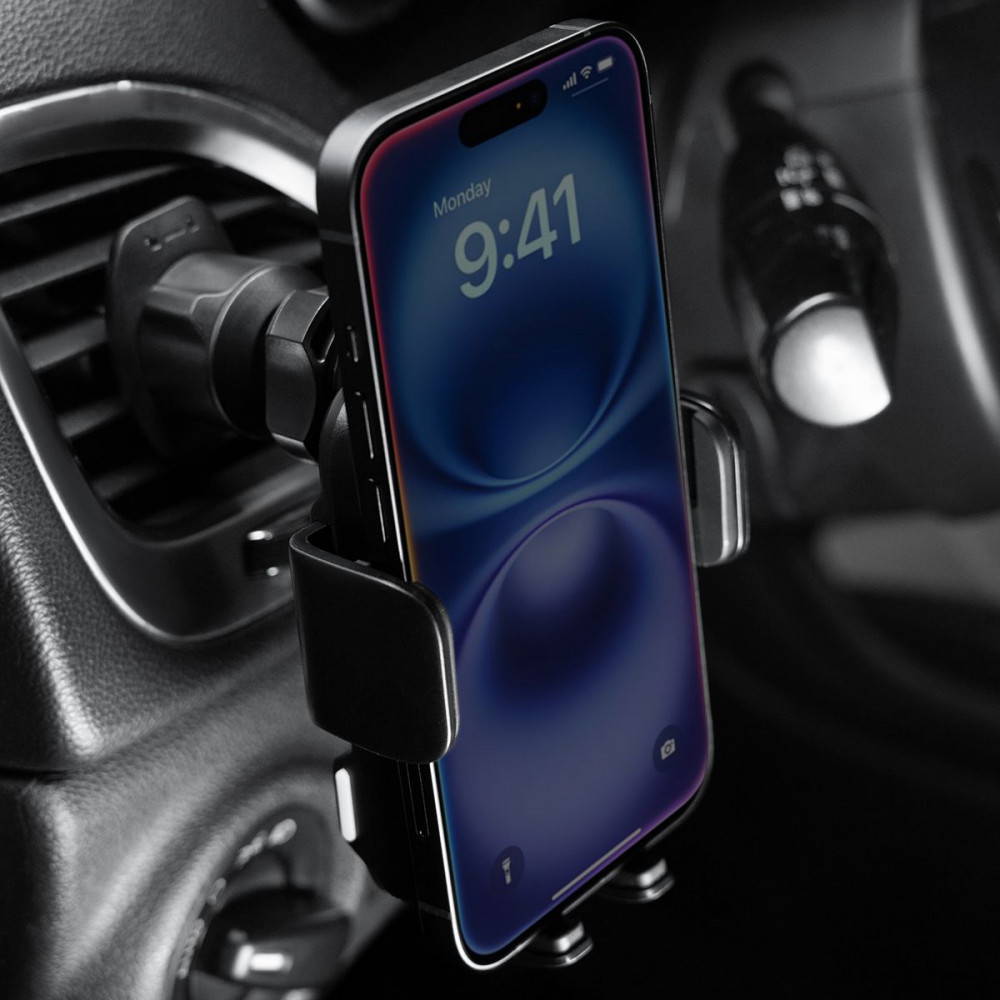 Автодержатель с Беспроводной Зарядкой Proove Triple Clamp 15W - фото 2