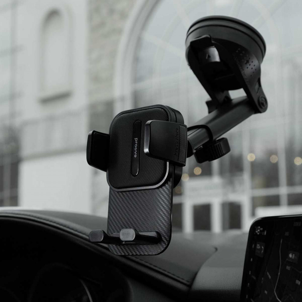 Автодержатель Proove Carbon Clamp Suction Type Car Mount - фото 5