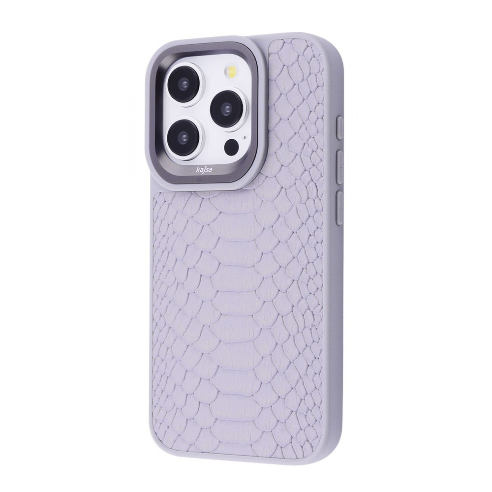 Чехол Kajsa Snake Pattern iPhone 15 Pro - фото 11