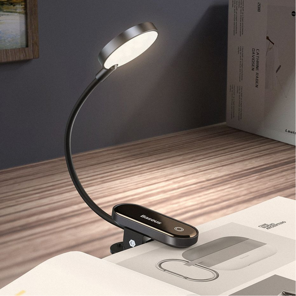 LED Лампа Для Будинку Baseus Comfort Reading Mini Clip — Придбати в Україні - фото 3