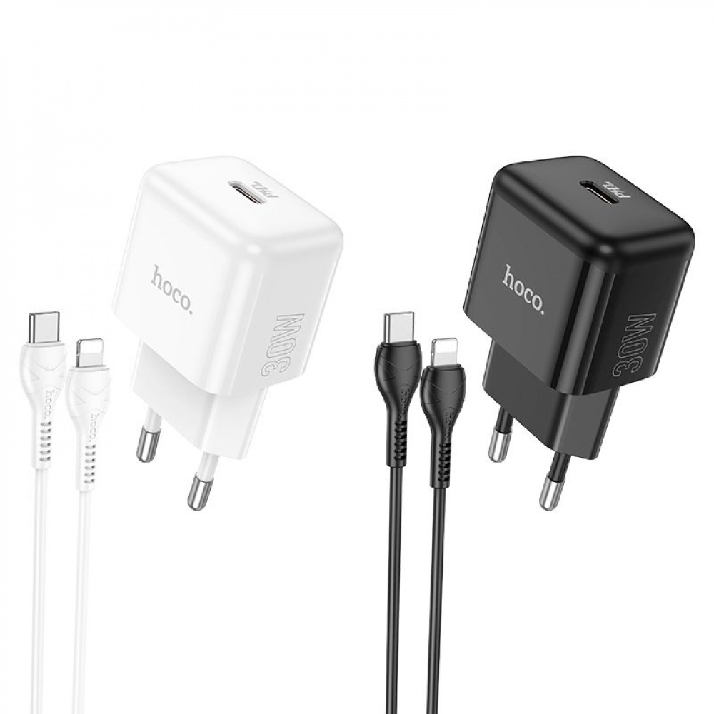 МЗП Hoco N32 Glory PD30W (Type-C) + Cable Type-C to Lightning — Придбати в Україні - фото 1