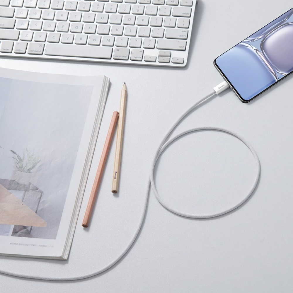 Кабель Baseus Dynamic Series Fast Charging Type-C to Type-C 100W (2m) — Придбати в Україні - фото 2