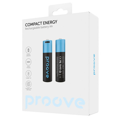 Купить Аккумуляторные батарейки Proove Compact Energy AA 2 pcs 54808 - Ncase