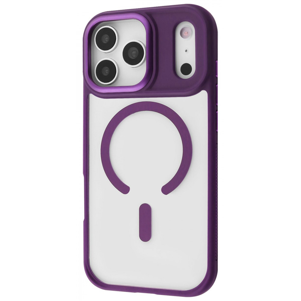 Чохол Proove Clear Essence Case with Magnetic Ring iPhone 17 Pro deep purple на малюнкі №1