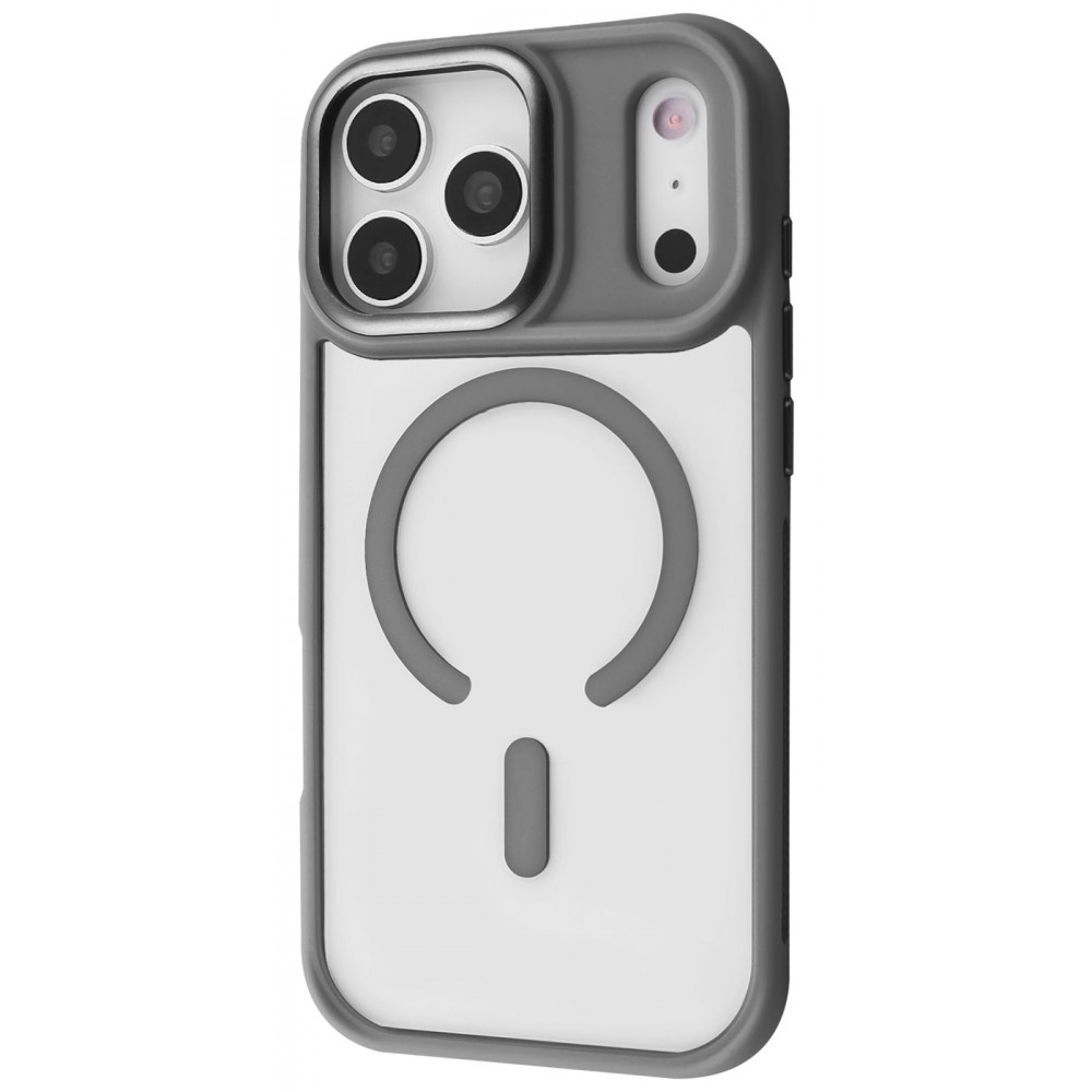 Чохол Proove Clear Essence Case with Magnetic Ring iPhone 17 Pro Max gray на малюнкі №1