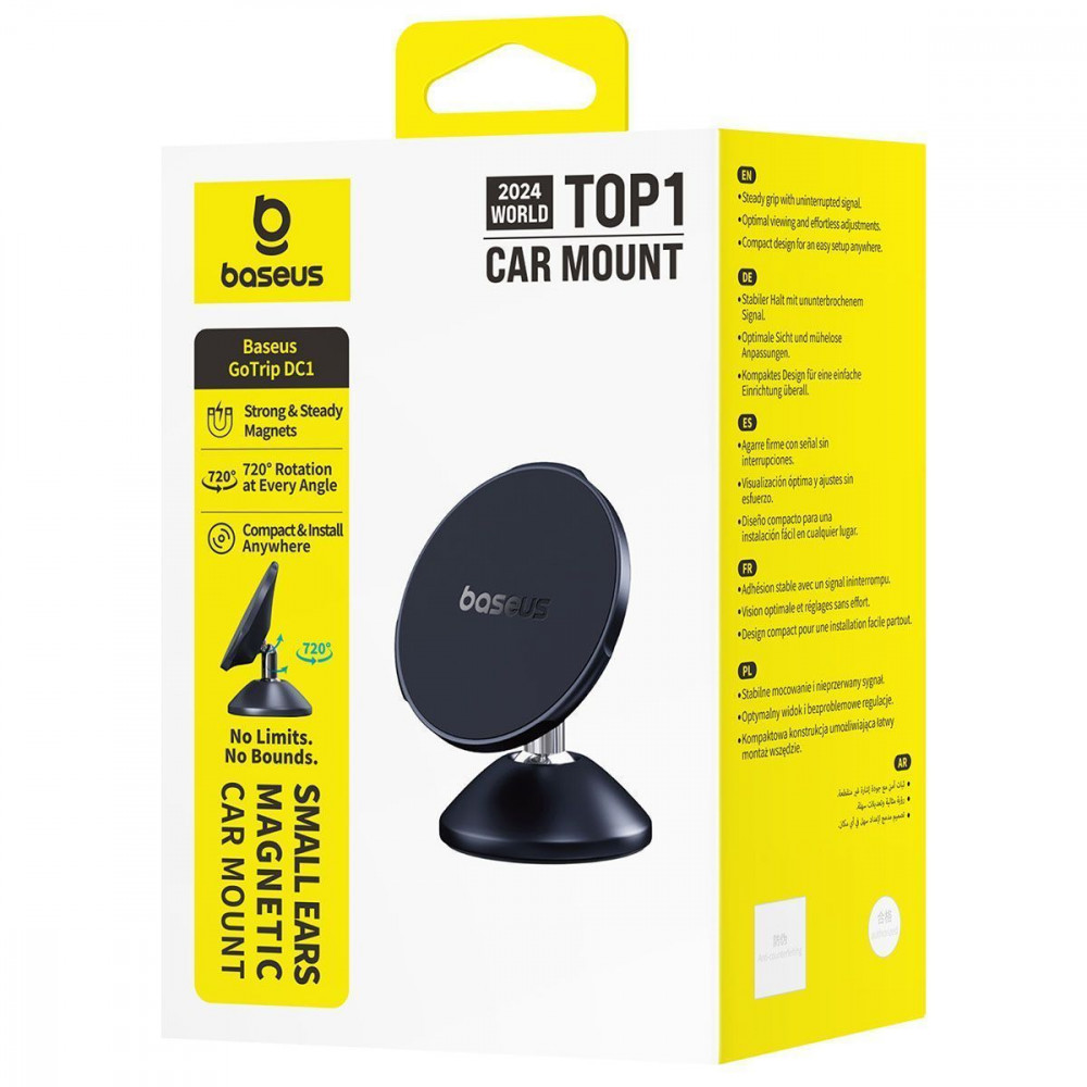 Автомобільний тримач Baseus GoTrip DC1 Stick-On Car Mount — Придбати в Україні - фото 1