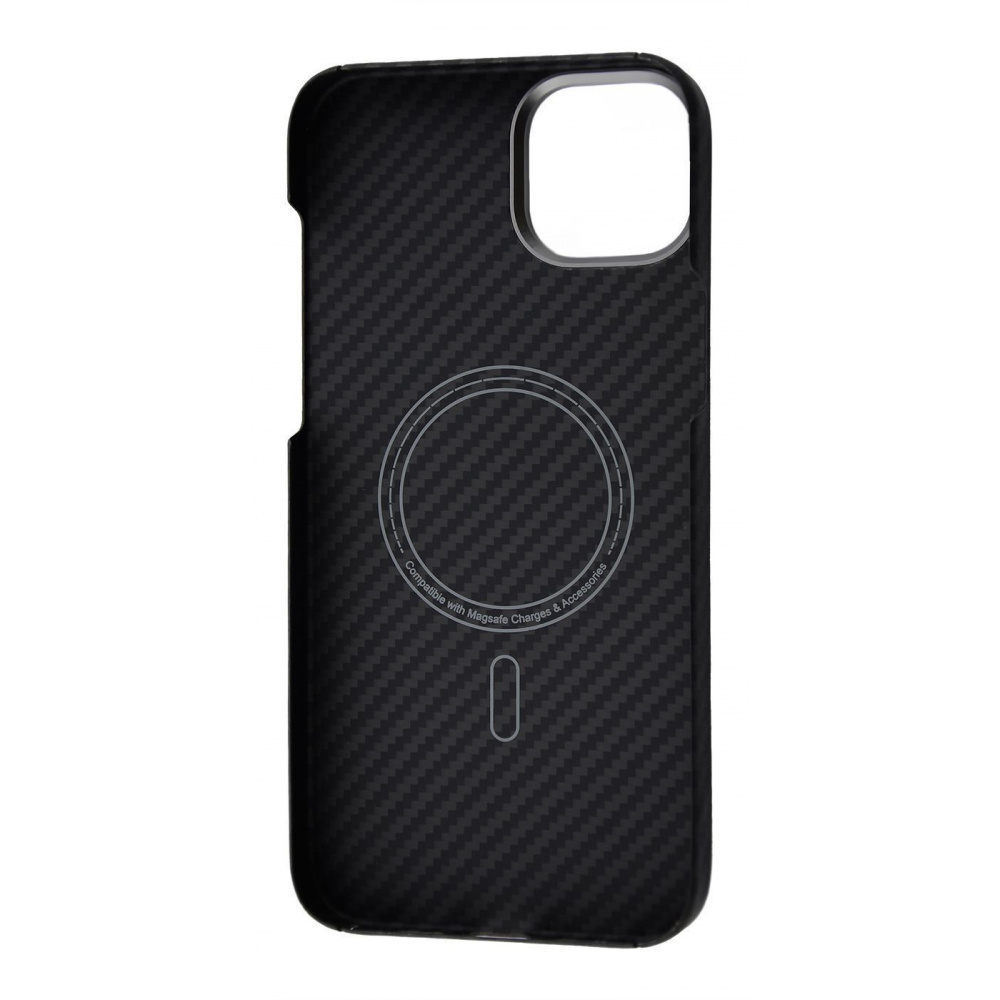 Чехол WAVE Premium Carbon Slim with Magnetic Ring iPhone 15 - фото 2