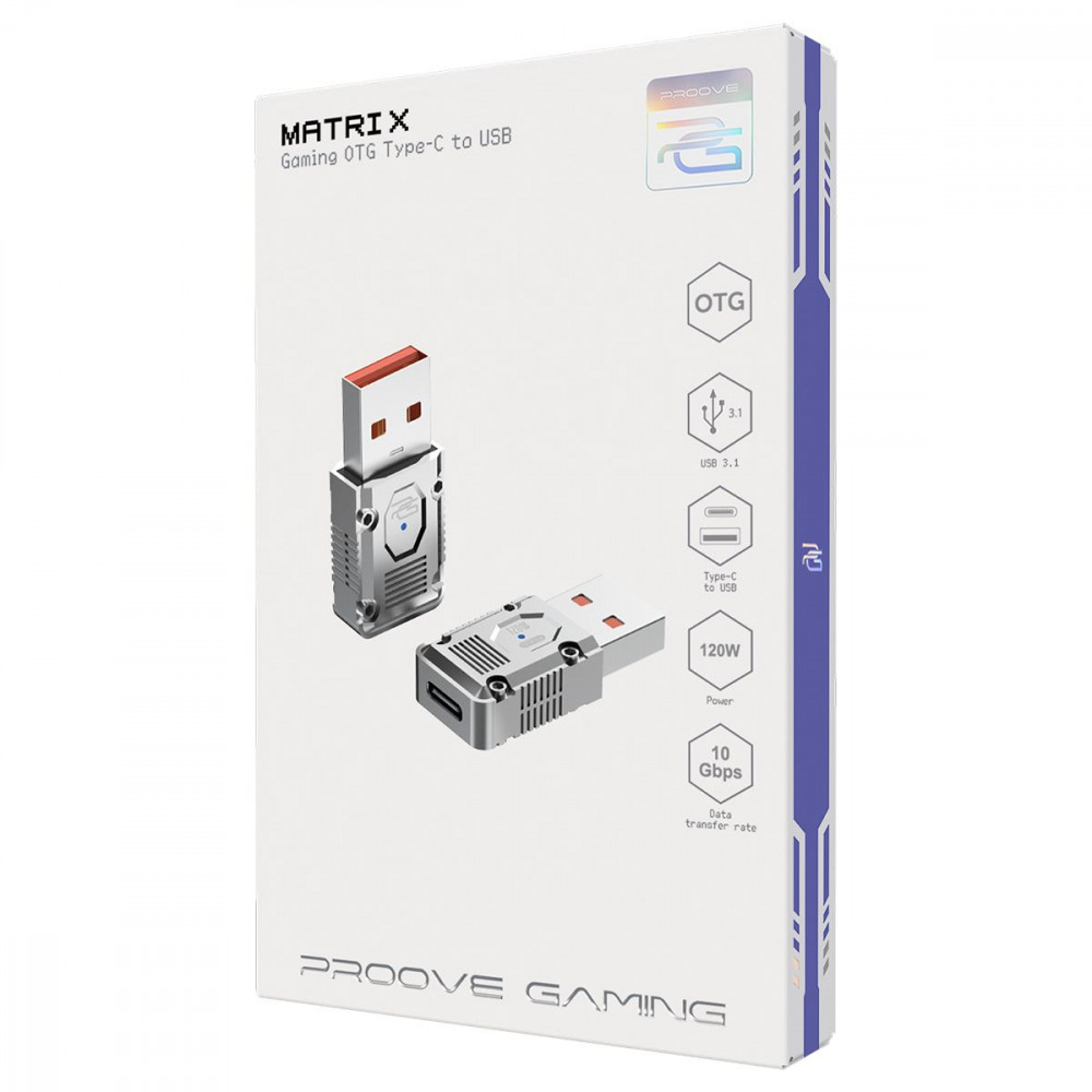 Переходник Proove Gaming Matrix OTG Type-C to USB - фото 1