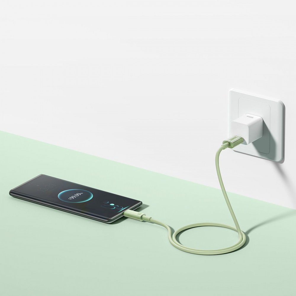 Кабель Baseus Habitat Series Fast Charging USB to Type-C 100W (1m) — Придбати в Україні - фото 14