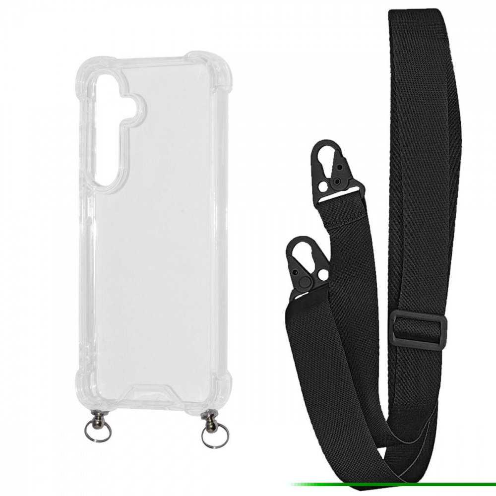 Чехол WAVE Clear Case with Strap Samsung Galaxy S24 Plus - фото 5