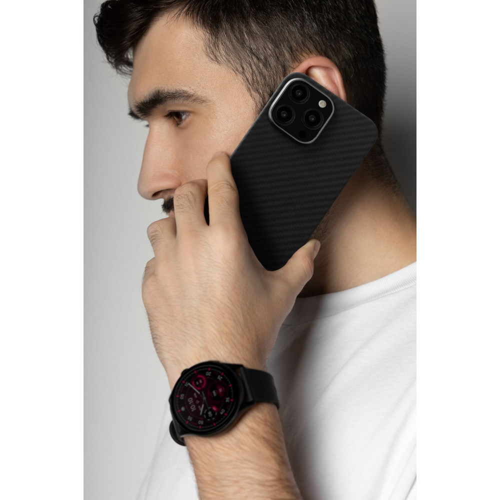 Чехол Proove Carbon Slim with Magnetic Ring iPhone 15 Pro - фото 10