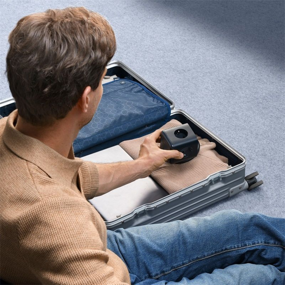 Мережевий фільтр Baseus EnerFill FA11 Cube Power Strip (3xAC + USB + 1xType-C 67W) (1.5m) black (E00082100123-00) Чорний на малюнкі №7