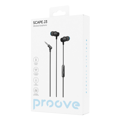 Дротові навушники Proove Scape J3 (3.5mm) — Придбати в Україні