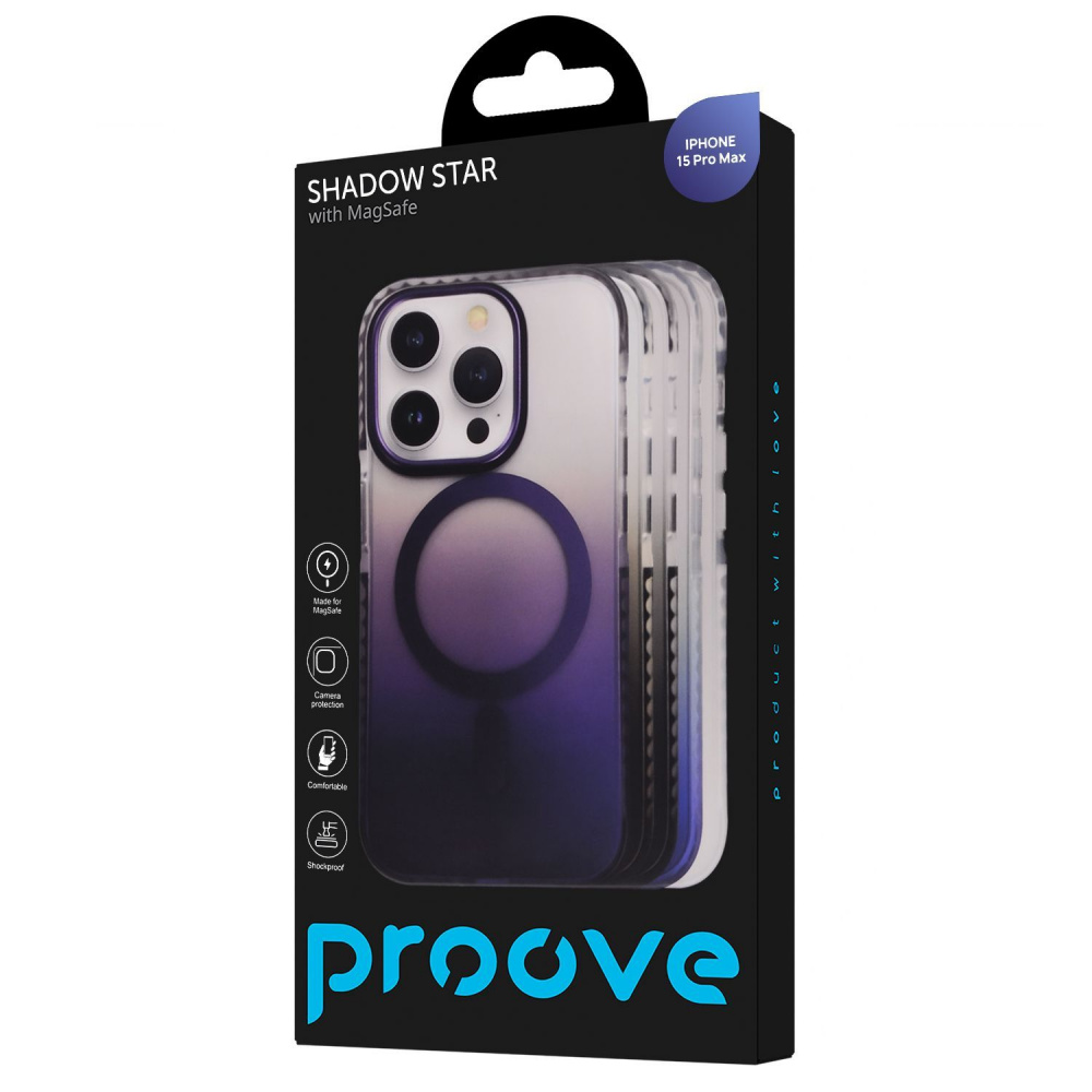 Чохол Proove Shadow Star Case with Magnetic Ring iPhone 15 Pro Max — Придбати в Україні - фото 3