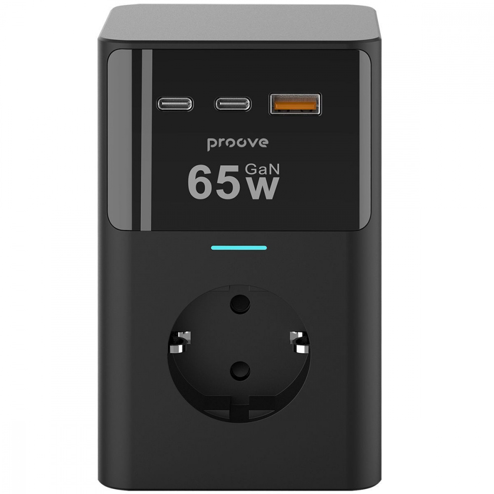 Мережевий фільтр Proove Power Cube 65W (3xAC + 2xType-C + 1xUSB) 1.5m — Придбати в Україні - фото 2