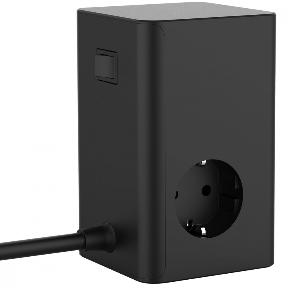 Мережевий фільтр Proove Power Cube 65W (3xAC + 2xType-C + 1xUSB) 1.5m — Придбати в Україні - фото 3