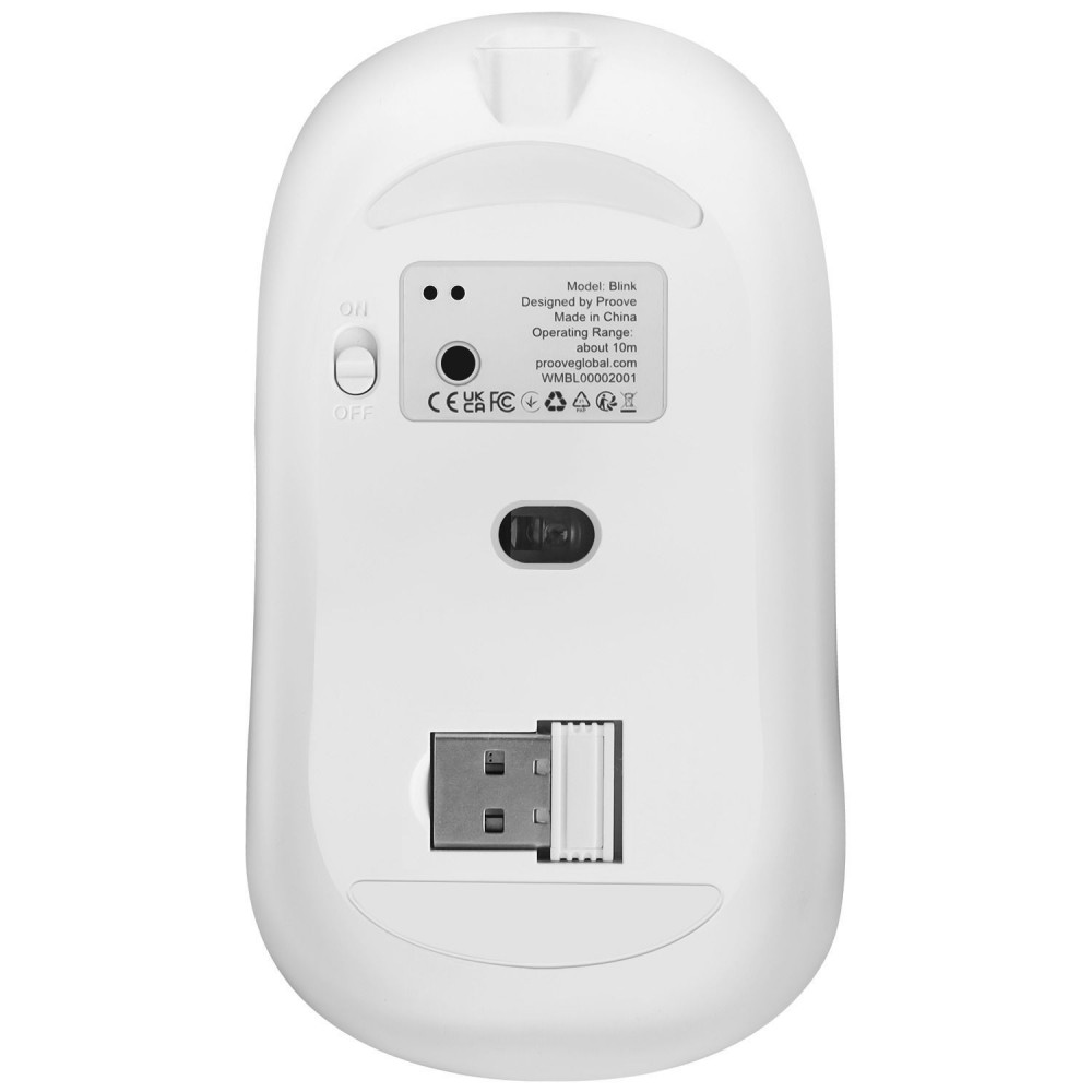Беспроводная мышь Proove Blink white (WMBL00002002) Белый на картинке №12