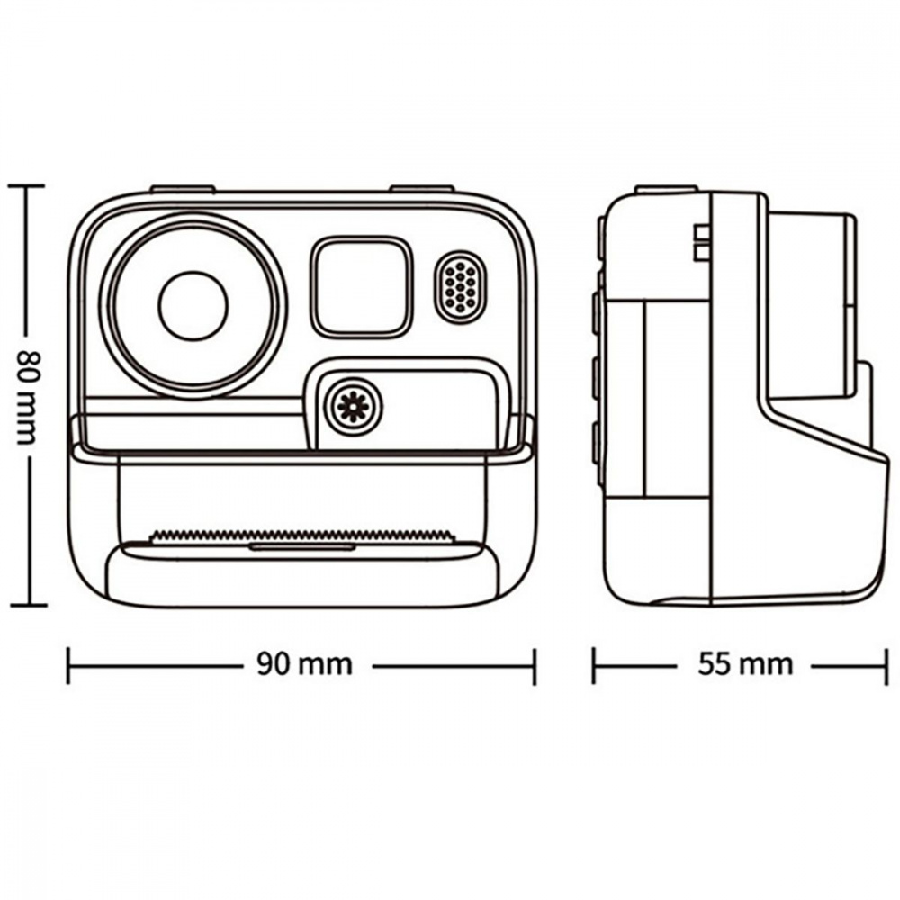 Дитяча фотокамера моментального друку SnapShot — Придбати в Україні - фото 7