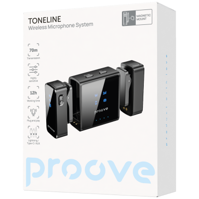 Бездротовий петличний мікрофон Proove ToneLine — Придбати в Україні