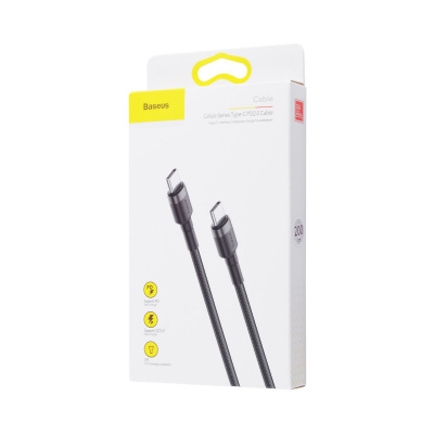 Кабель Baseus Cafule Type-C to Type-C PD 2.0 60W (2m) — Придбати в Україні