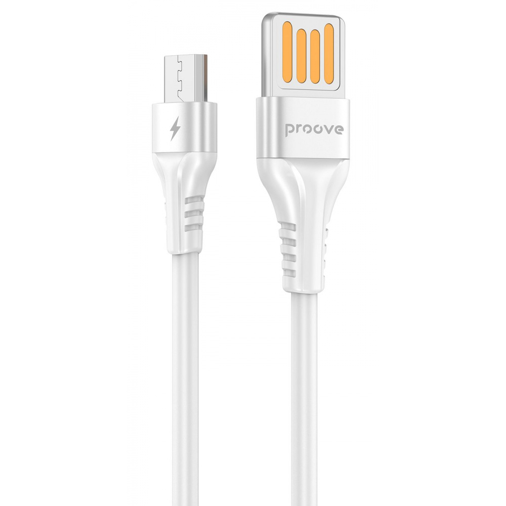 Кабель Proove Double Way Silicone USB to Micro USB 2.4A (1m) — Придбати в Україні - фото 5