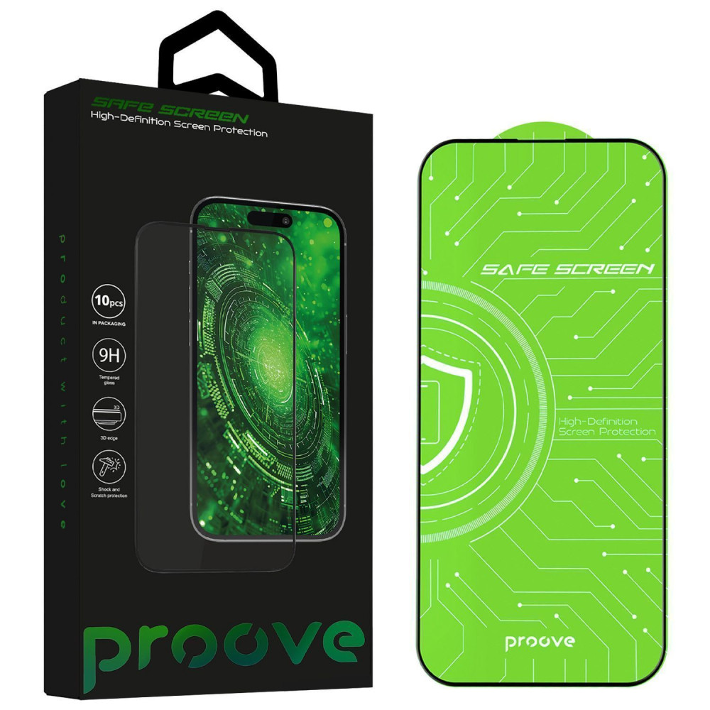 Захисне скло Proove Safe Screen iPhone 17 Pro Max (10 pcs) — Придбати в Україні - фото 3