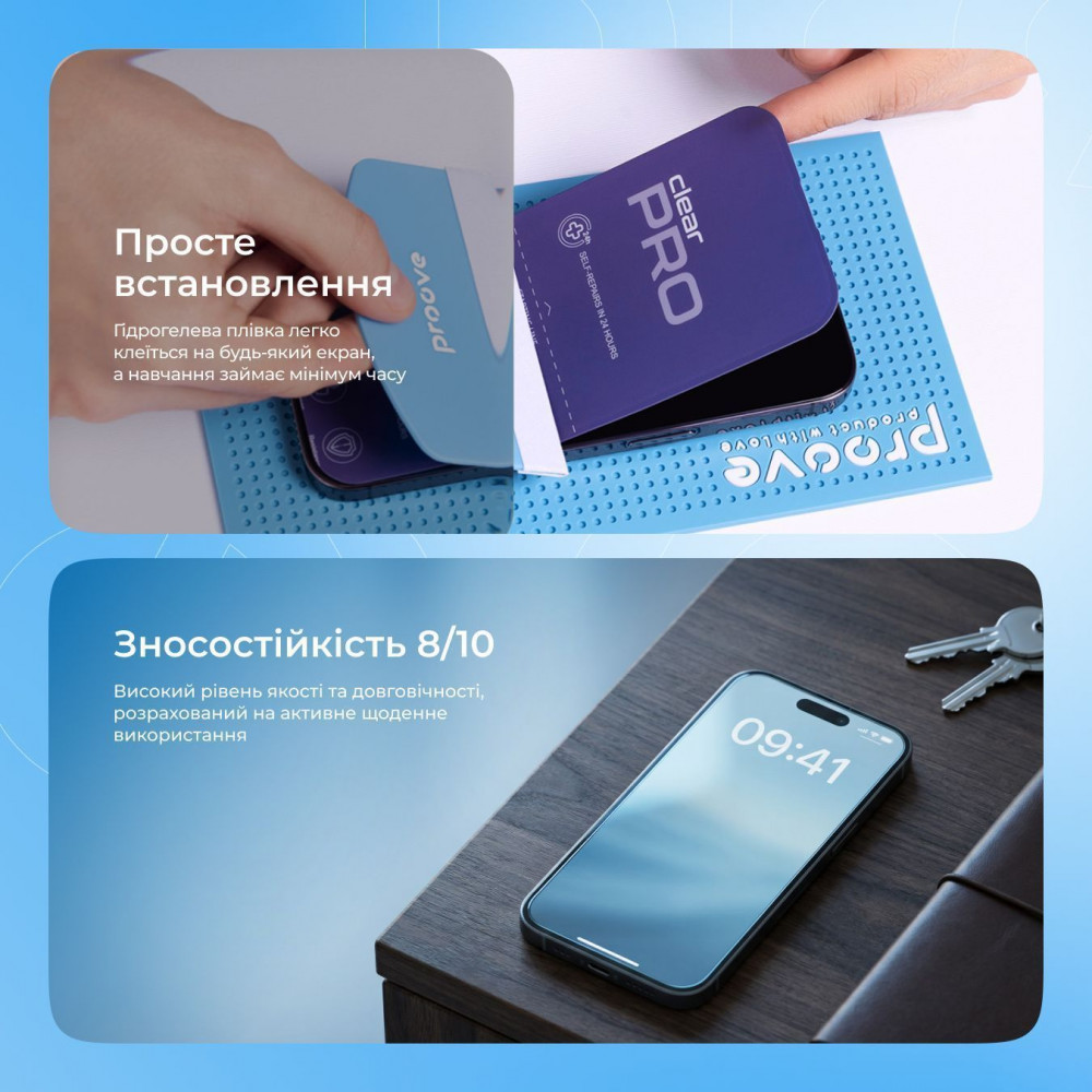 Защитная гидрогелевая пленка Proove Hydrogel Screen Protection PRO Matte - фото 4