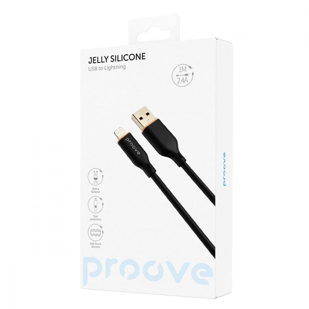 Кабель Proove Jelly Silicone Lightning 2.4A (1m) — Придбати в Україні - фото 1