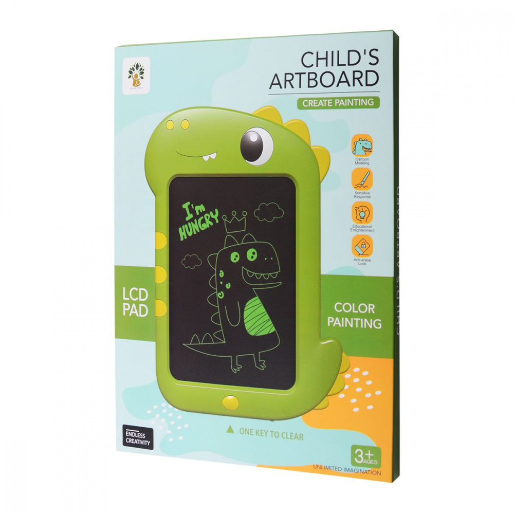 Drawing tablet Dinosaur 8.5 inches (colors) - фото 1
