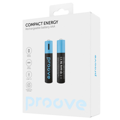 Купить Аккумуляторные батарейки Proove Compact Energy AAA 2 pcs 54812 - Ncase
