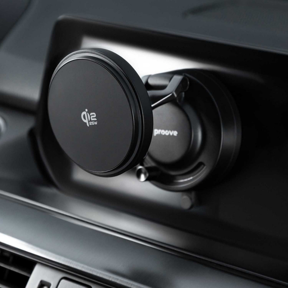 Автомобільний тримач з Бездротовим ЗП Proove JetLock Qi2.2 25W — Придбати в Україні - фото 11