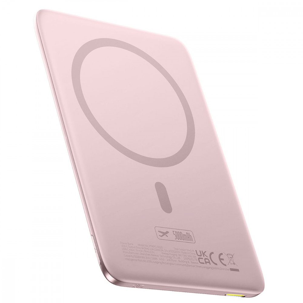 Портативна Батарея Baseus PicoGo AM41 Ultra-Slim 5000mAh 20W pink на малюнкі №1