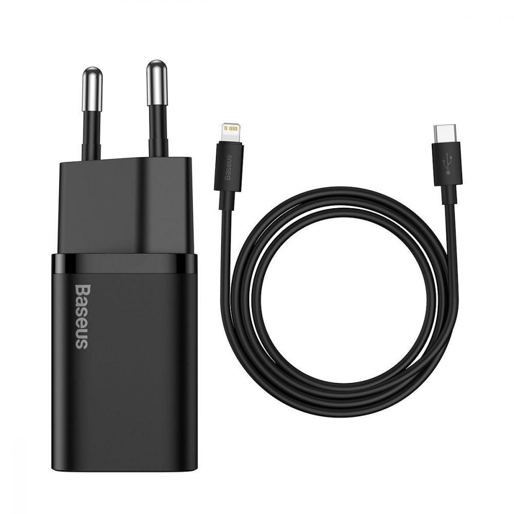 МЗП Baseus Super Silicone Quick Charger 20W (Type-C) + With Cable Type-C to Lightning — Придбати в Україні - фото 11