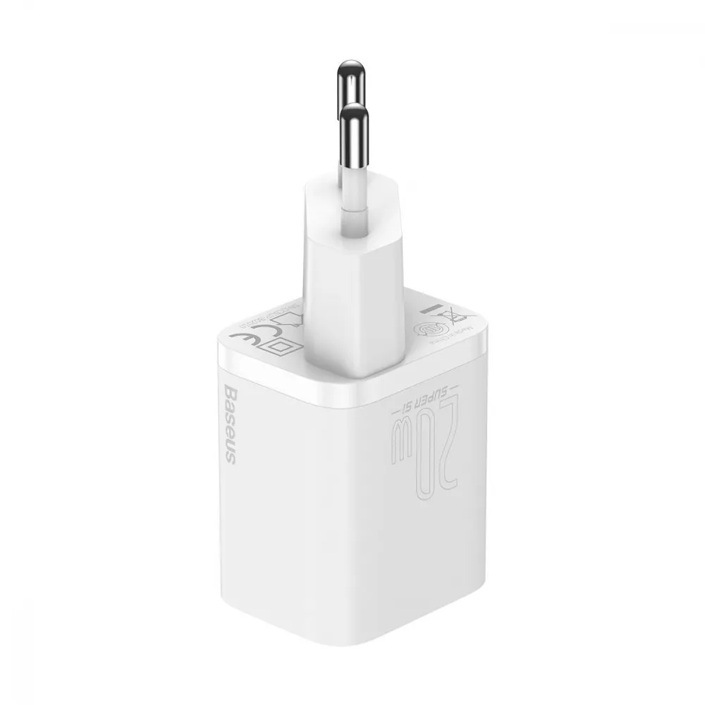 МЗП Baseus Super Silicone Quick Charger 20W (Type-C) + With Cable Type-C to Lightning — Придбати в Україні - фото 10