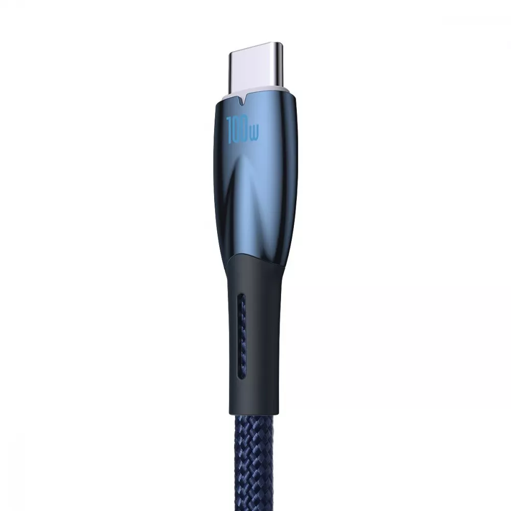 Кабель Baseus Glimmer Series Fast Charging Type-C 100W (2m) - фото 3