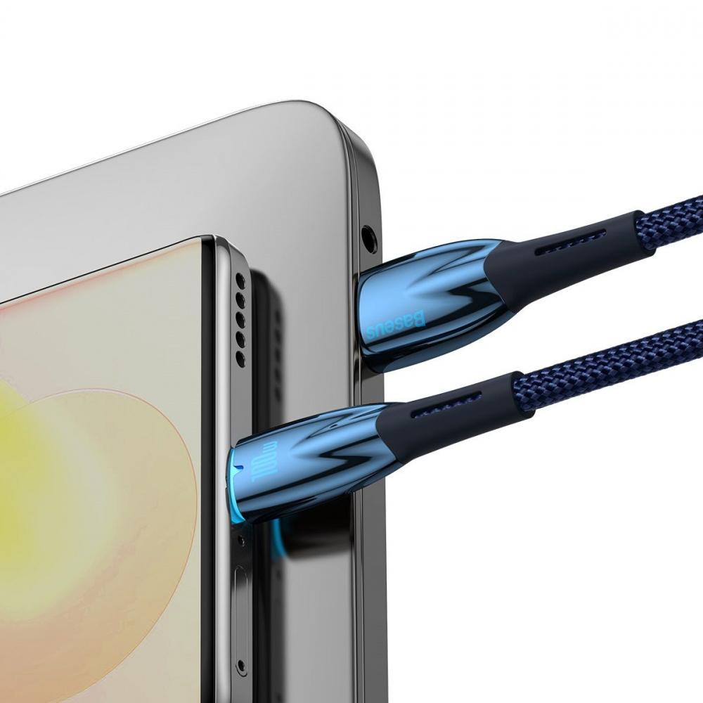 Кабель Baseus Glimmer Series Fast Charging Type-C 100W (2m) — Придбати в Україні - фото 4