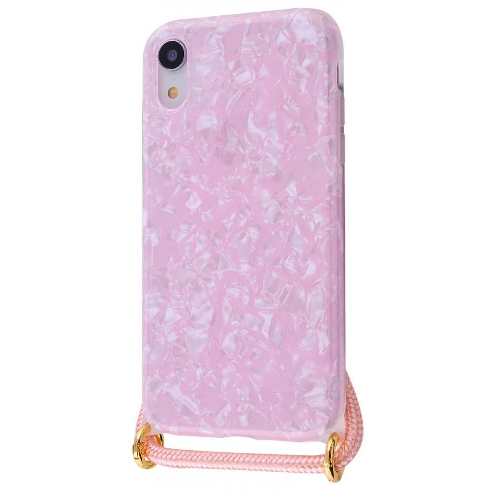 Чехол Confetti Jelly Case with Cord (TPU) iPhone Xr