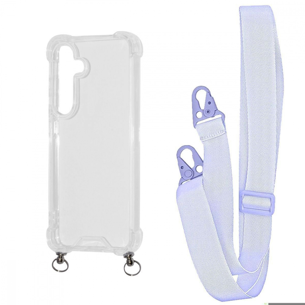 Чехол WAVE Clear Case with Strap Samsung Galaxy S24 Plus - фото 4