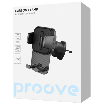 Купить Автодержатель Proove Carbon Clamp Air Outlet Car Mount 67119 - Ncase