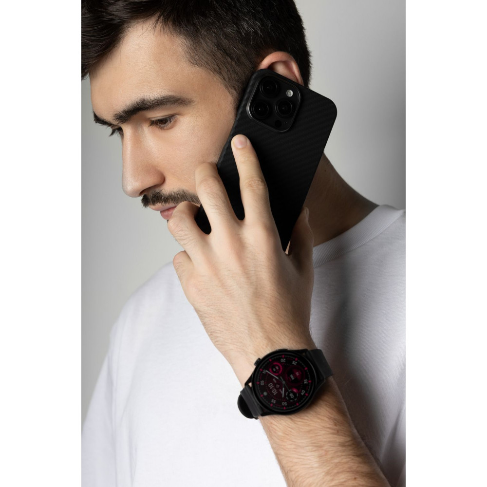 Чехол Proove Carbon Slim with Magnetic Ring iPhone 15 Pro - фото 17