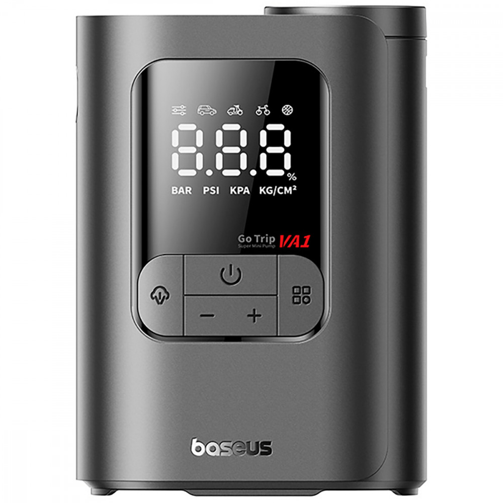 Автомобильный насос Baseus GoTrip VA1 Super Mini 100W (Wired) black (C0119701) Черный на картинке №3