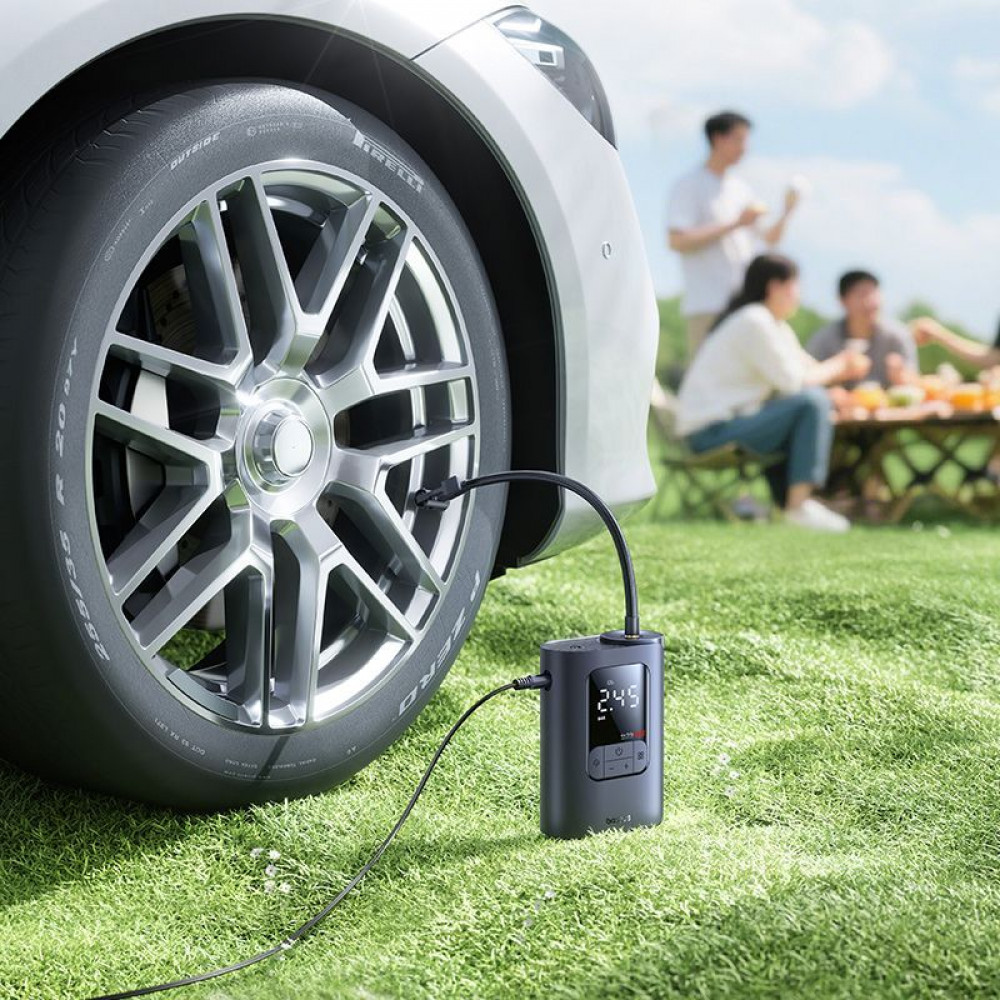 Автомобильный насос Baseus GoTrip VA1 Super Mini 100W (Wired) - фото 5