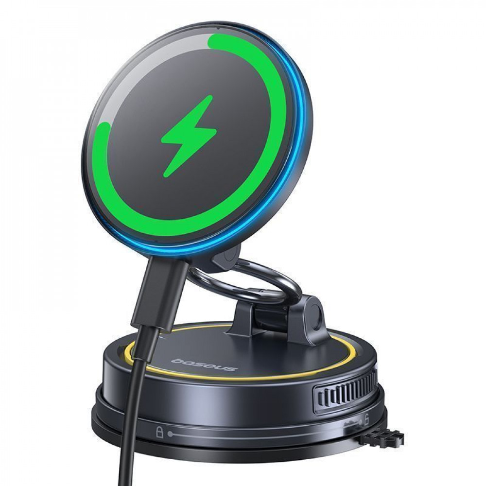 Автодержатель с Беспроводной Зарядкой Baseus PrimeTrip VC2 Flex Pro 15W