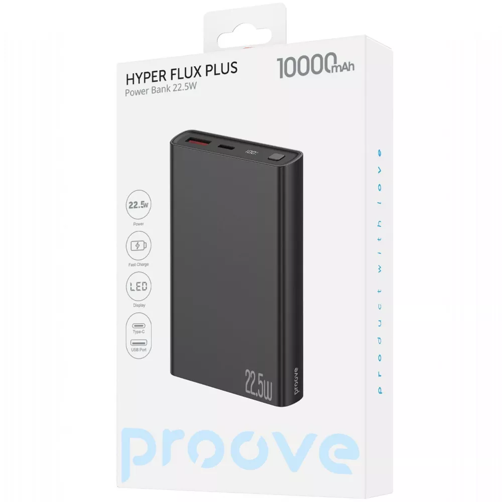 Портативна Батарея Proove Hyper Flux Plus 22.5W 10000mAh — Придбати в Україні - фото 1