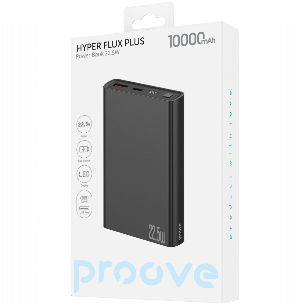 Портативна Батарея Proove Hyper Flux Plus 22.5W 10000mAh — Придбати в Україні - фото 1