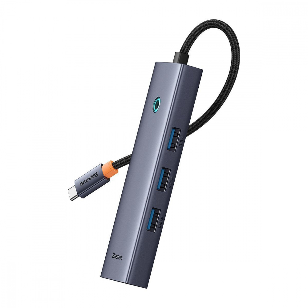 Type-C-Хаб Baseus UltraJoy Series 6-Port (Type-C to HDMI + USB3.0*3 + PD + RJ45) — Придбати в Україні - фото 3