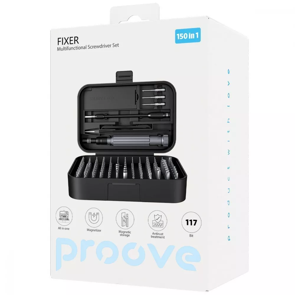 Многофункциональный набор отверток Proove Fixer 150in1