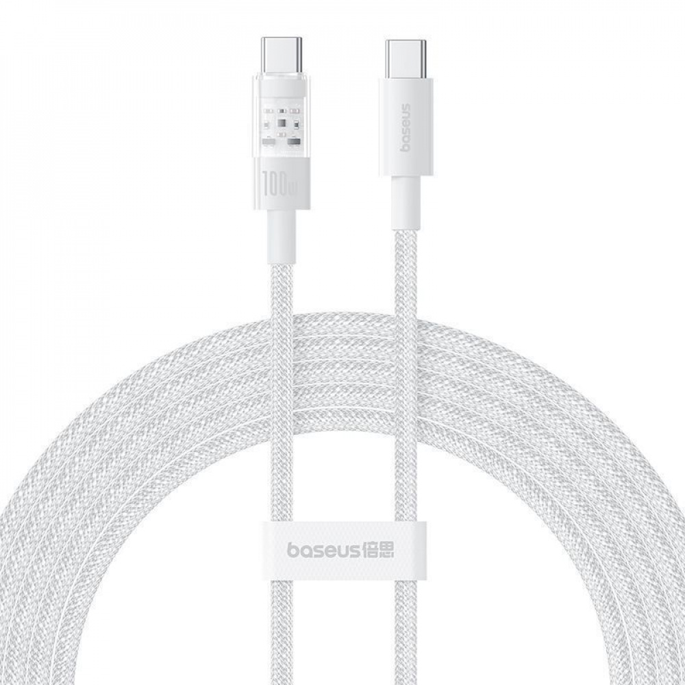 Кабель Baseus Gem Fast-Charging Type-C to Type-C 100W 2m - фото 30