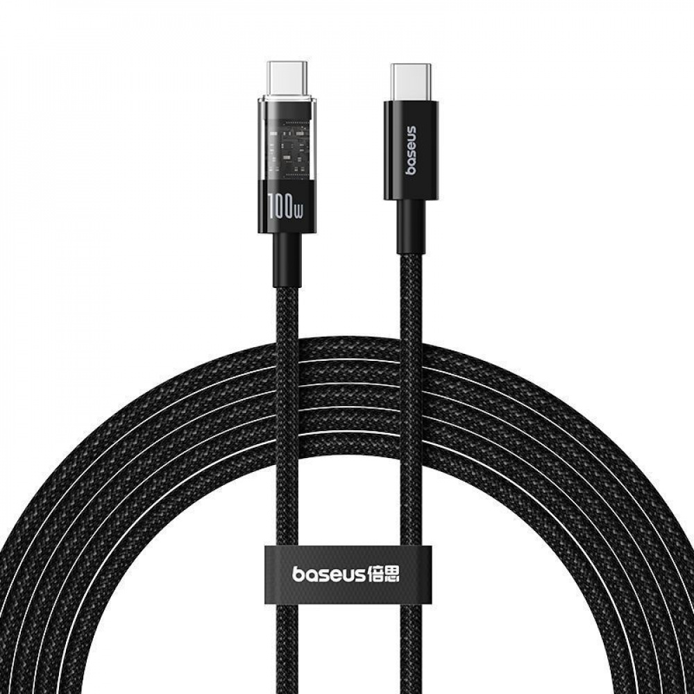 Кабель Baseus Gem Fast-Charging Type-C to Type-C 100W 2m - фото 31