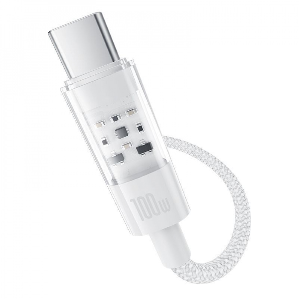 Кабель Baseus Gem Fast-Charging Type-C to Type-C 100W 2m - фото 2